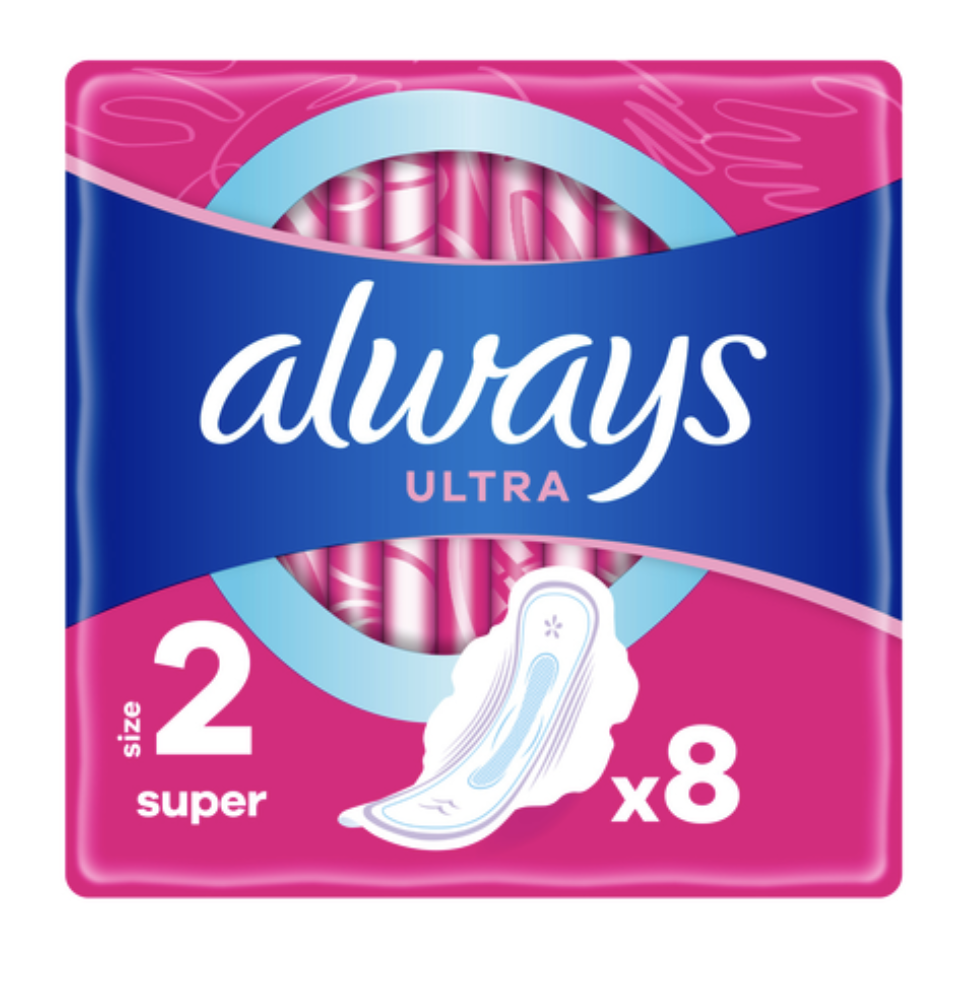 Гігієнічні прокладки ALWAYS Ультра ультратонкі ароматизовані Супер Single 8шт